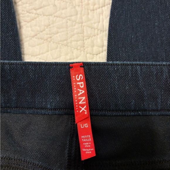 SPANX Blue Jeggings High-Rise Stretch L - Picture 4 of 7